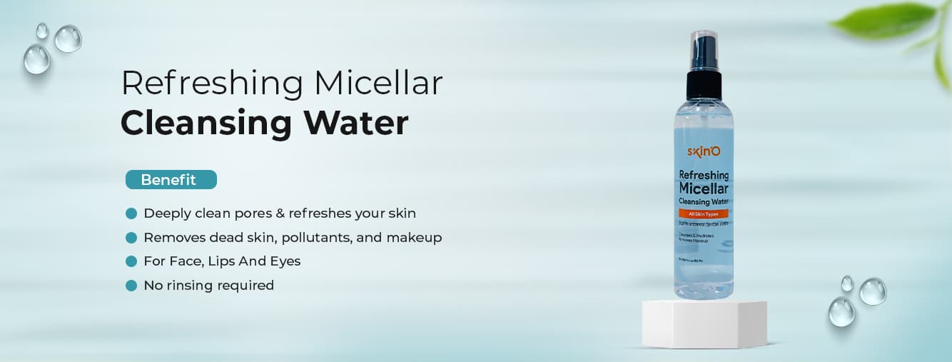 Skino Refreshing Micellar Cleansing Water 100Ml Image?Url=Https%3A%2F%2Fwww.api.skino.skin%2Fmedia%2Fproduct Image%2Fmicellar Cleansing Water 03 Qvbftfu